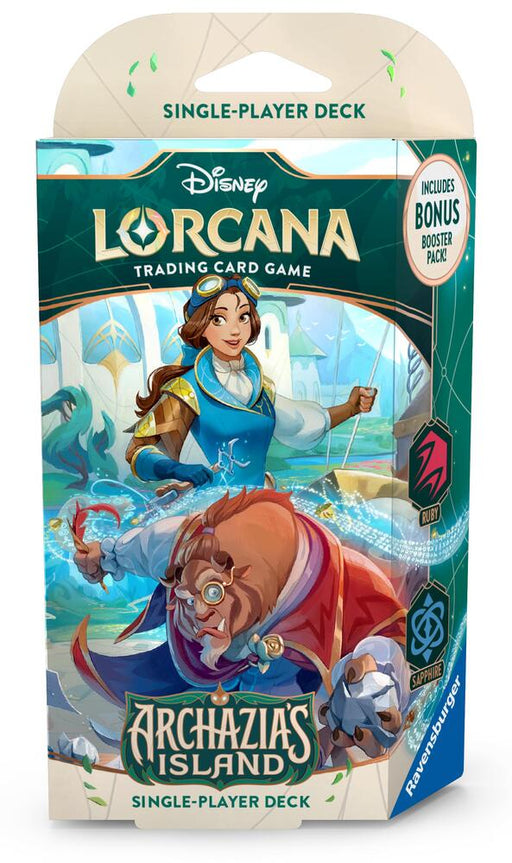 Disney Lorcana: Archazia's Island Chapter 7 Ruby & Sapphire Starter Deck