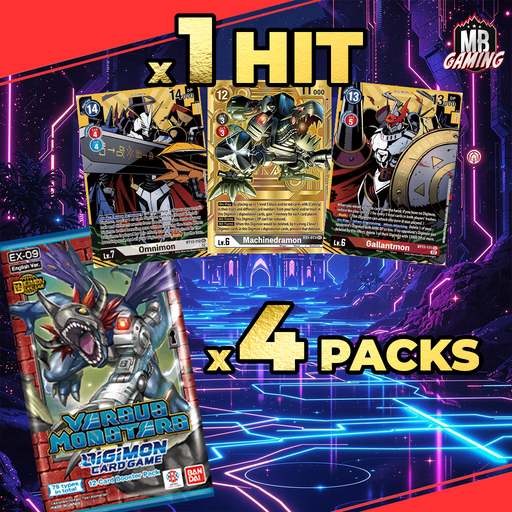 Digimon: Booster Packs x4 + Alternative Art/Secret Rare