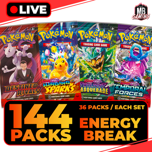 Pokemon: 144 Pack Energy Break (SV05, SV06, SV08, SV10)