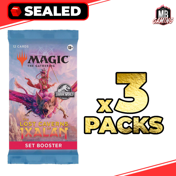 Magic the Gathering: The Lost Caverns of Ixalan Booster Pack x3