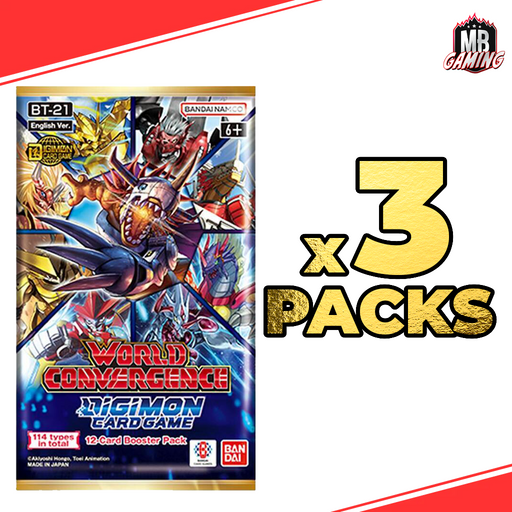 Digimon: World Convergence Booster Pack x3 (BT-21)
