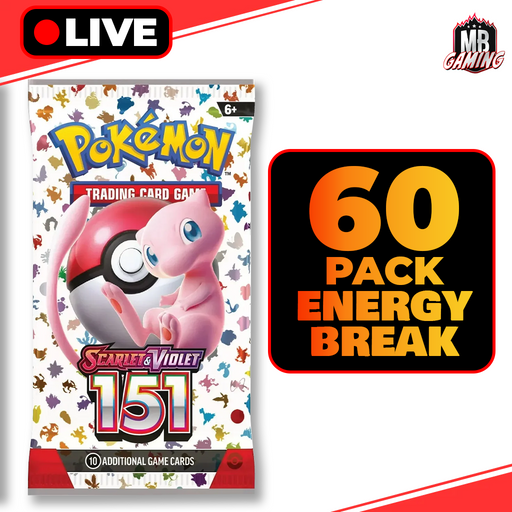 Pokemon: 151  - PICK YOUR ENERGY - 60 Pack Group Break