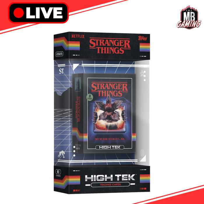2025 Topps High-Tek Stranger Things Hobby Box - LIVE