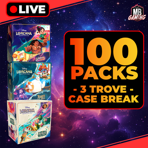 Lorcana: Shimmering Skies, Azurite Sea, Archazia's Island (Set 5,6,7) - 3 Trove Case Break (100 Packs)