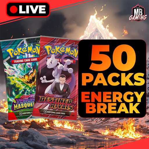 Pokemon: Destined Rivals & Twilight Masquerade Energy Break - 50 Packs