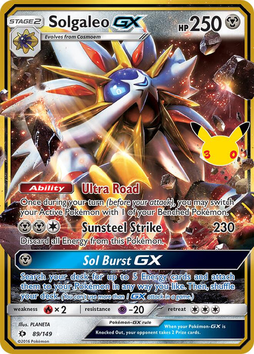 Pokemon: Solgaleo GX 89/149 - ME: 30th Celebration (30C)