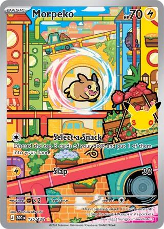 Pokemon: Morpeko 135/128 - ME: 30th Celebration (30C)
