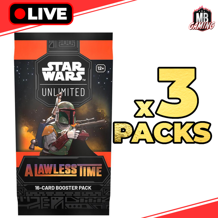 Star Wars Unlimited: A Lawless Time Booster Pack x3