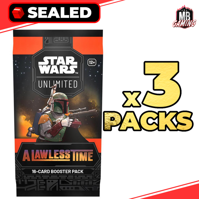 Star Wars Unlimited: A Lawless Time Booster Pack x3