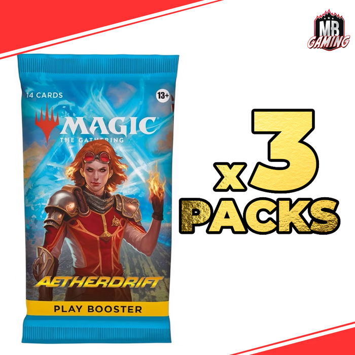 Magic The Gathering: Aetherdrift Play Booster Pack (x3)