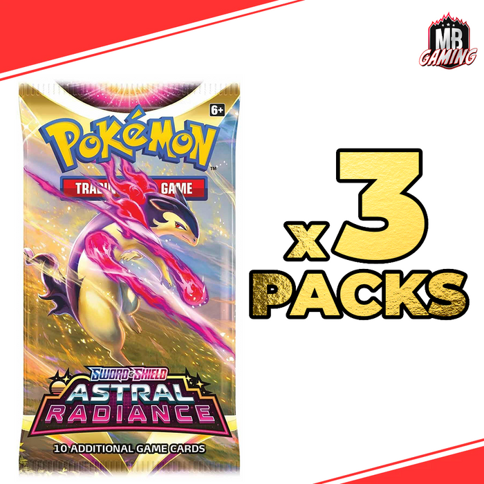 Pokemon: Astral Radiance Booster Pack x3