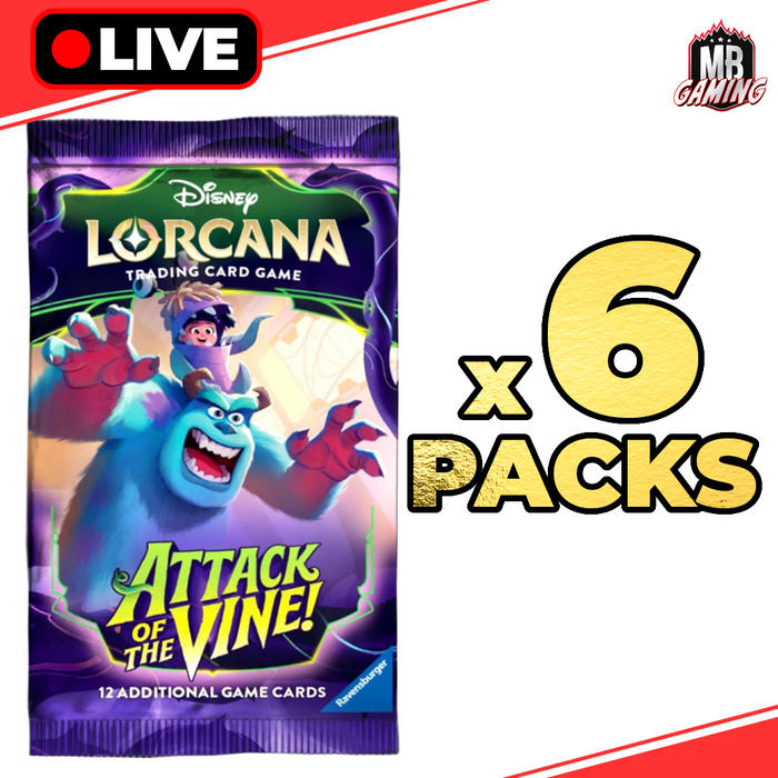 Lorcana: Attack of the Vine Booster Pack x6
