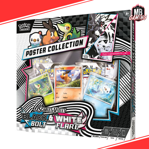 Pokemon: Scarlet & Violet 10.5 Black Bolt White Flare Unova Poster Collection