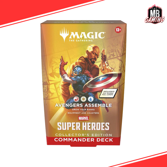 MAGIC THE GATHERING: MSH MARVEL SUPER HEROES COLLECTOR COMMANDER DECK