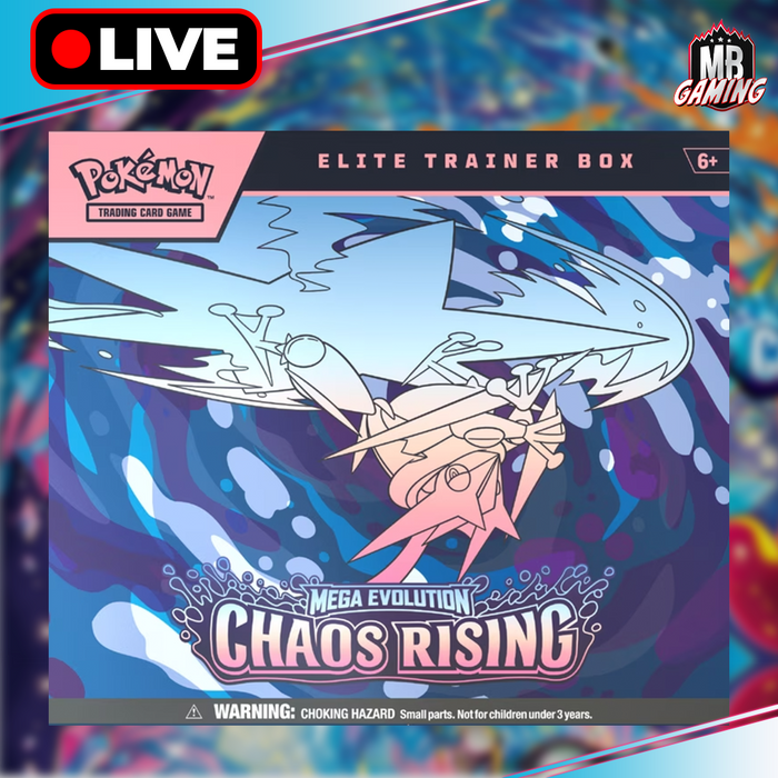 Pokemon Mega Evolution Chaos Rising (ME04) Elite Trainer Box