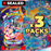 Pokemon: Mega Evolution Chaos Rising (ME04) Sleeved Booster Pack x3