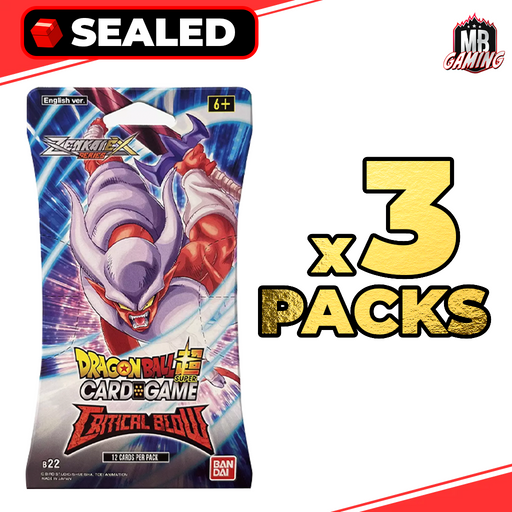 Dragon Ball Super: Critical Blow Booster Pack x3