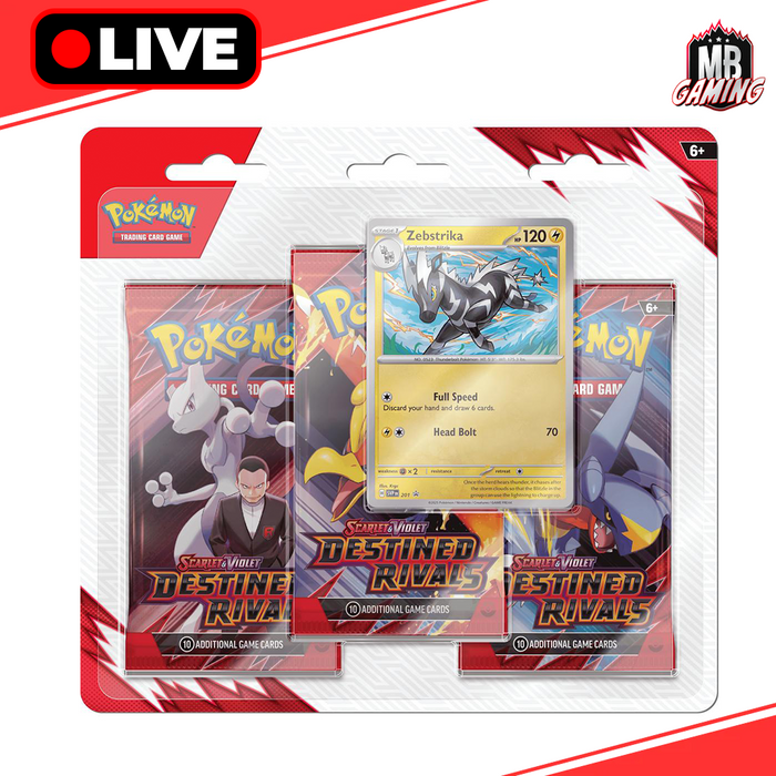 Pokemon: Destined Rivals 3-Pack Blister