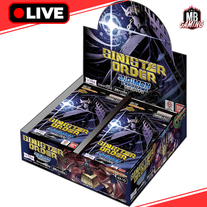 Digimon: Sinister Order Booster Box (EX-10)