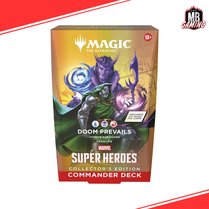 MAGIC THE GATHERING: MSH MARVEL SUPER HEROES COLLECTOR COMMANDER DECK