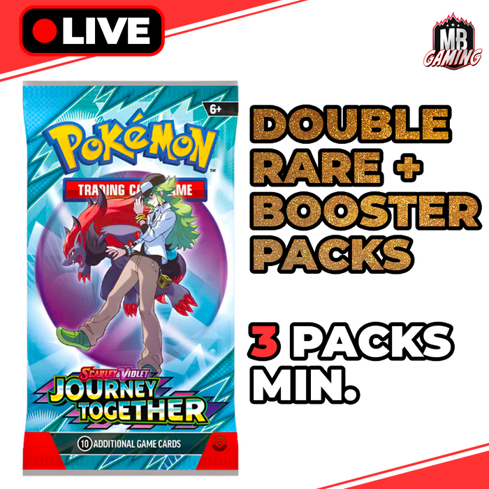 Pokemon: Journey Together Rarity Booster Packs + (SV09)