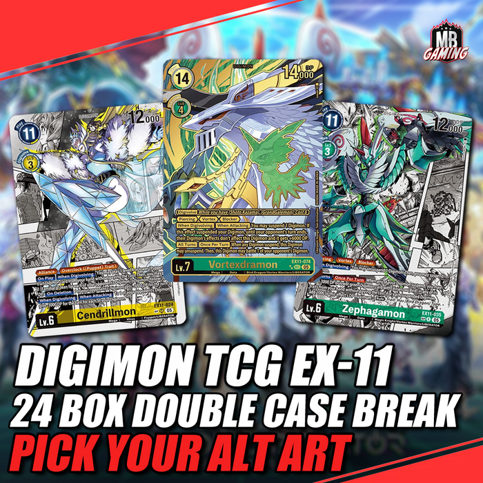 Digimon: Dawn of Liberator - Pick Your Alt Art - 24 Box Double Case Break
