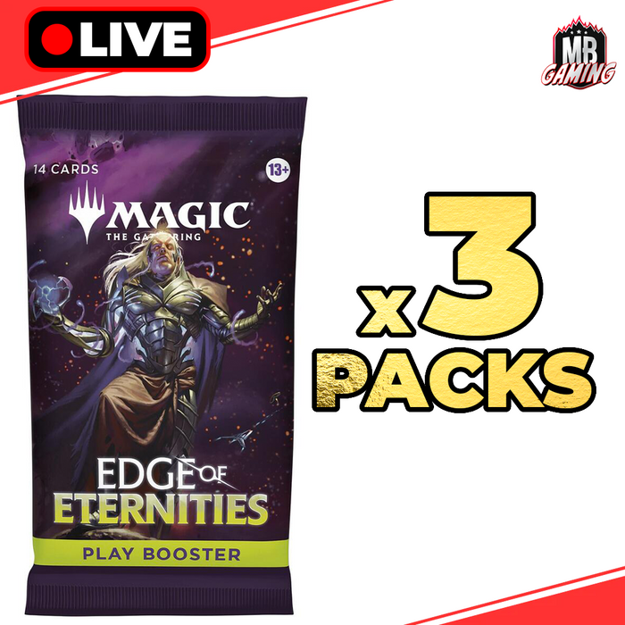 Magic the Gathering: Edge of Eternity Play Booster Pack x3
