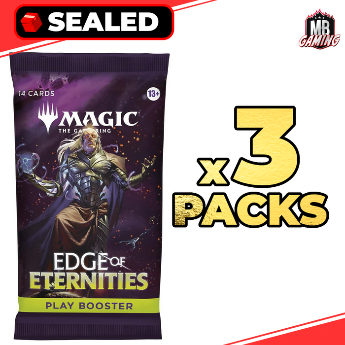 Magic the Gathering: Edge of Eternity Play Booster Pack x3