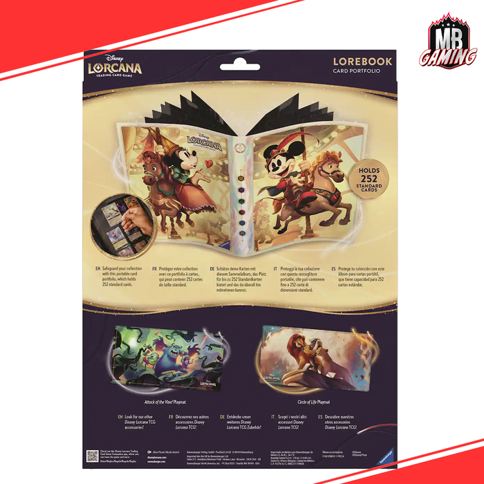 Lorcana: Fabled Card Portfolio - Mickey & Minnie Mouse