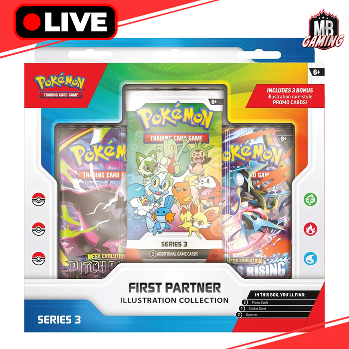 Pokemon: First Partner Illustration Series Box (Series 3)