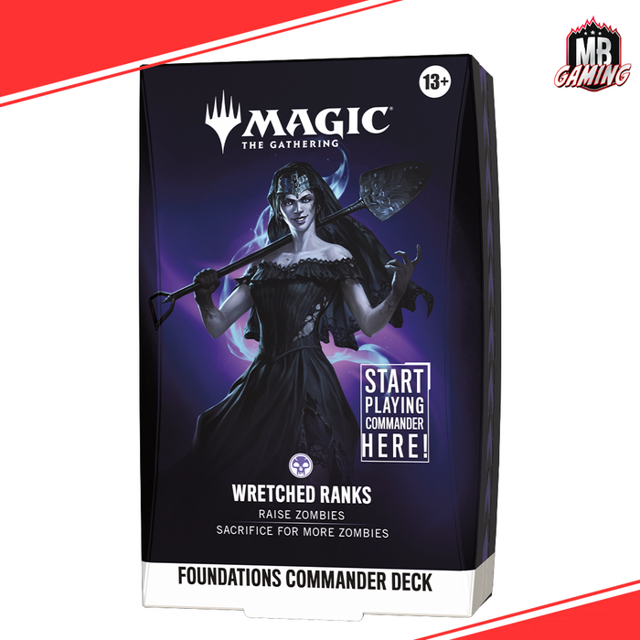 Magic The Gathering: Foundations Commander Deck (Choose Your Deck)