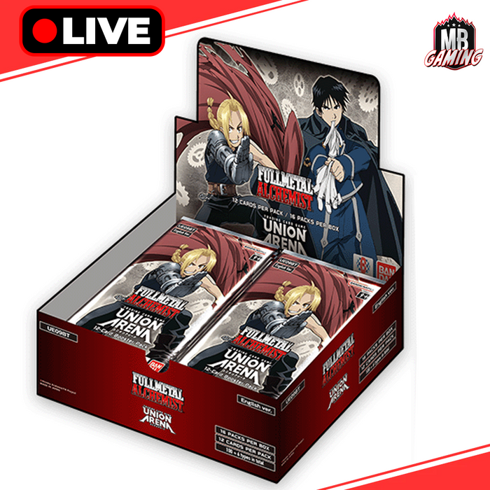 Union Arena: Full Metal Alchemist Booster Box [UE09BT]