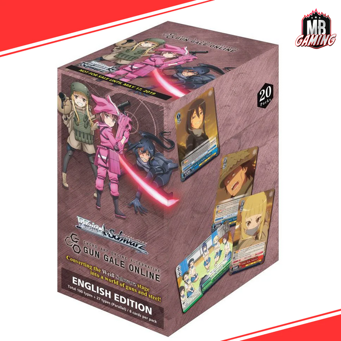 Weiss Schwarz: Gun Gale Sword Art Online Alternative: Gun Gale Online Booster Box (Reprint)