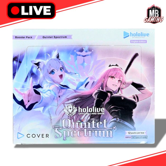 Hololive Card Carme: Quintet Spectrum Booster Box