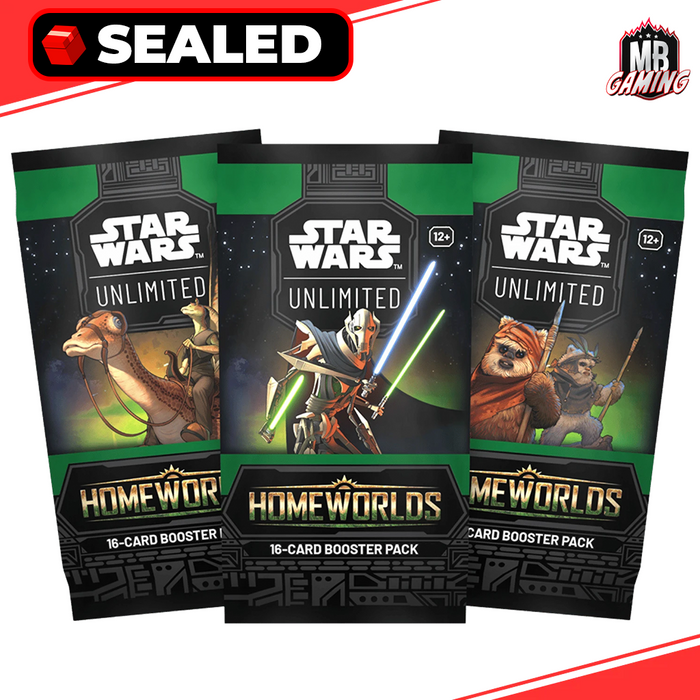 Star Wars Unlimited: Homeworlds Booster Pack x3