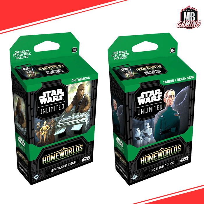 Star Wars Unlimited: Homeworlds Spotlight Deck (Set of 2)