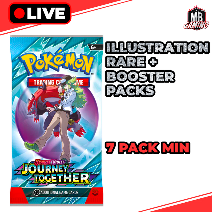 Pokemon: Journey Together Rarity Booster Packs + (SV09)
