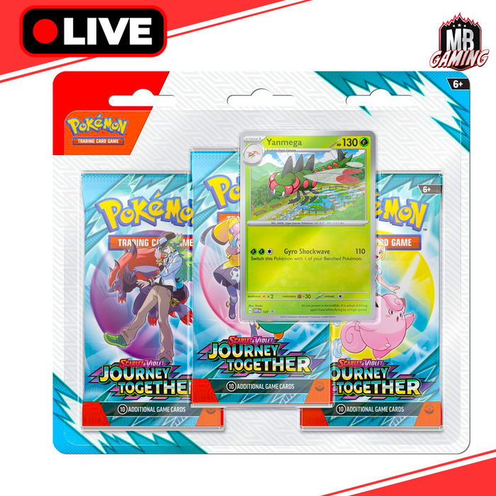 Pokemon: Journey Together 3-Pack Blister (SV09)