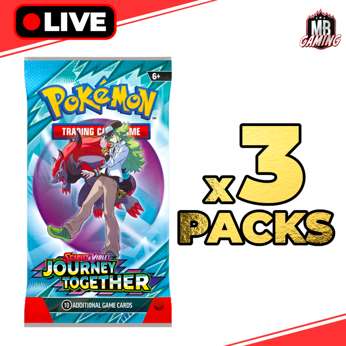 Pokemon: Journey Together Booster Pack x3 (SV09)