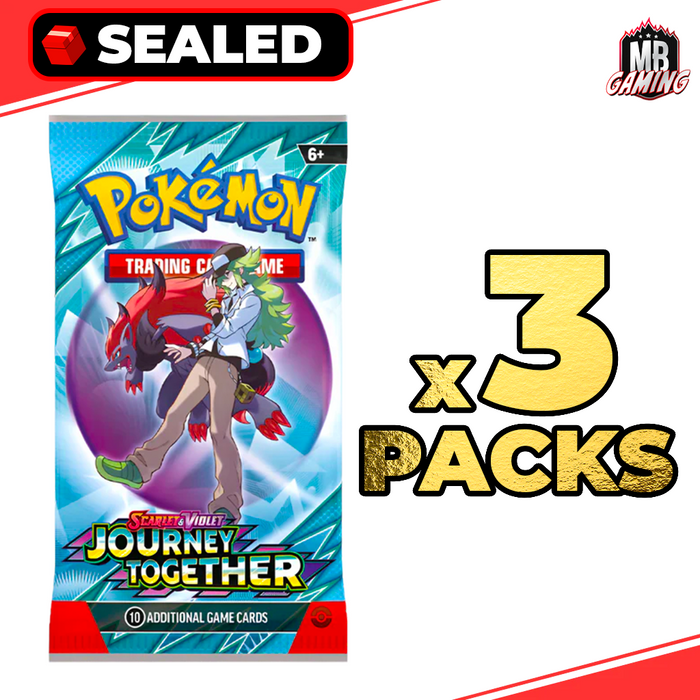 Pokemon: Journey Together Booster Pack x3 (SV09)