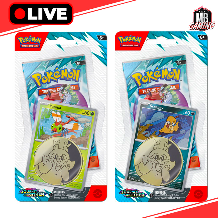 Pokemon: Journey Together Checklane Blister (Set of 2) (SV09)