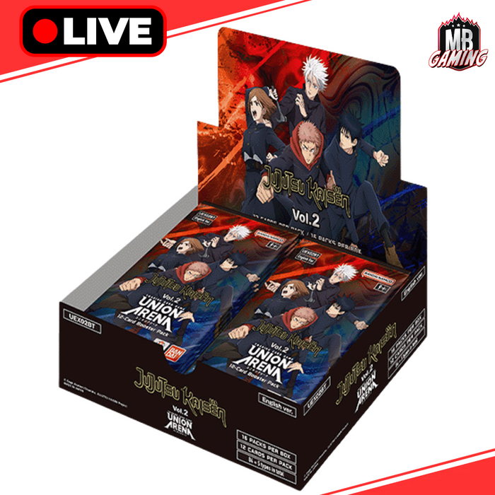 Union Arena: Jujutsu Kaisen Volume 2 Booster Box (UEX02BT)