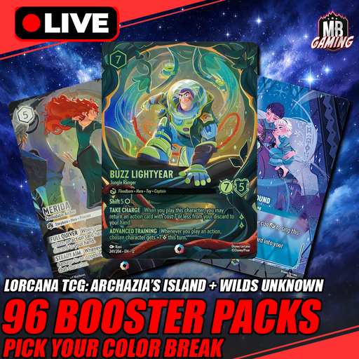 Lorcana: Multi-Set - 144 Booster Packs - Pick Your Color