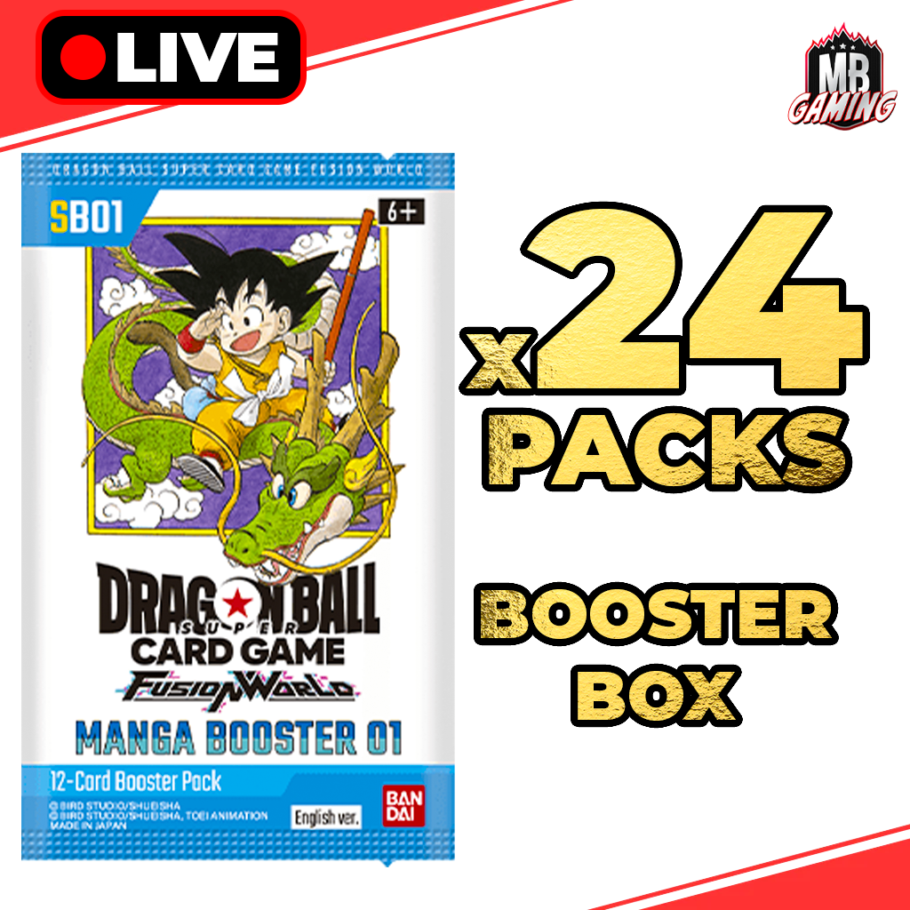 MANGA BOOSTER 01　3box　未開封品 manga booster 01 未開封BOX テープ付き フュージョンワールド