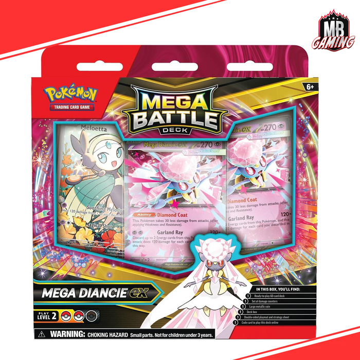 Pokemon: Mega Battle Deck - Mega Gengar ex & Mega Diance (Set of 2)