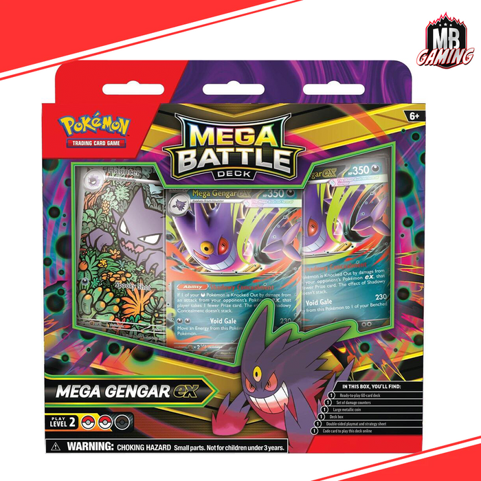 Pokemon: Mega Battle Deck - Mega Gengar ex & Mega Diance (Set of 2)