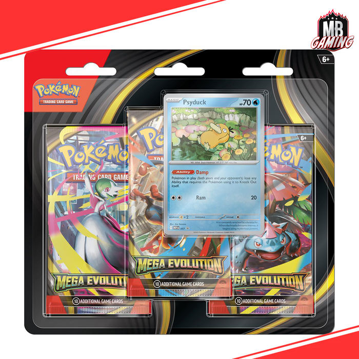 Pokemon: Mega Evolutions 3-Pack Blister (Set of 2)