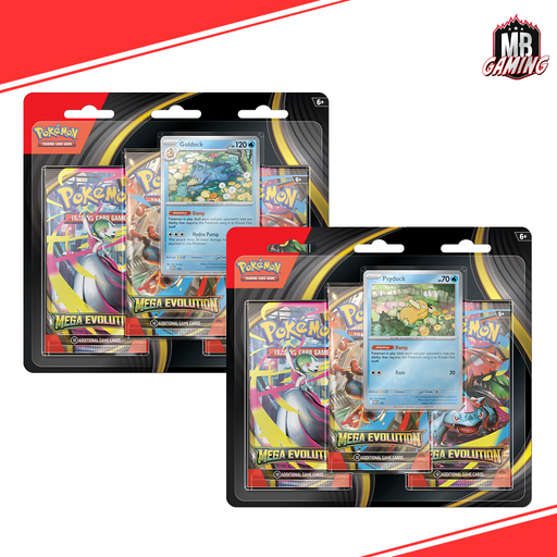 Pokemon: Mega Evolutions 3-Pack Blister (Set of 2)
