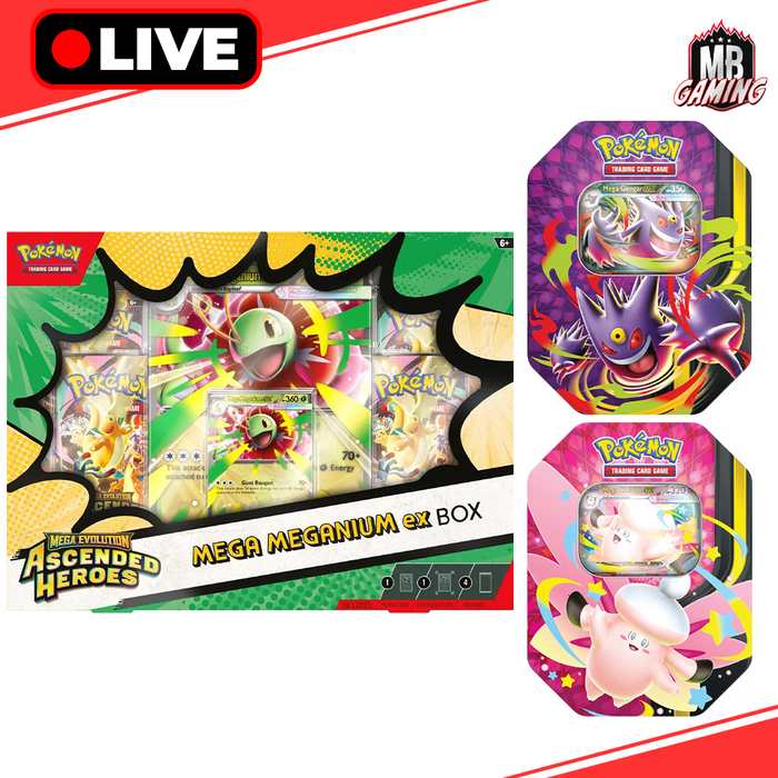 Pokemon: Ascended Heroes ex Box & Moonlit Tins Bundle (Choose Your Bundle)