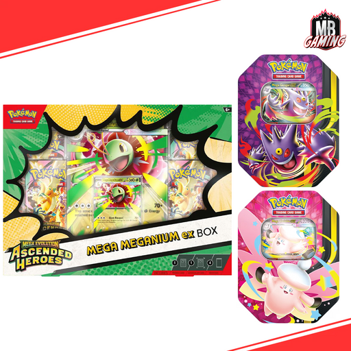 Pokemon: Ascended Heroes ex Box & Moonlit Tins Bundle (Choose Your Bundle)